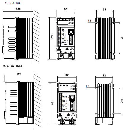 comunicación de Modbus de la carga de resistencia de la inducción del regulador del poder del tiristor 150A